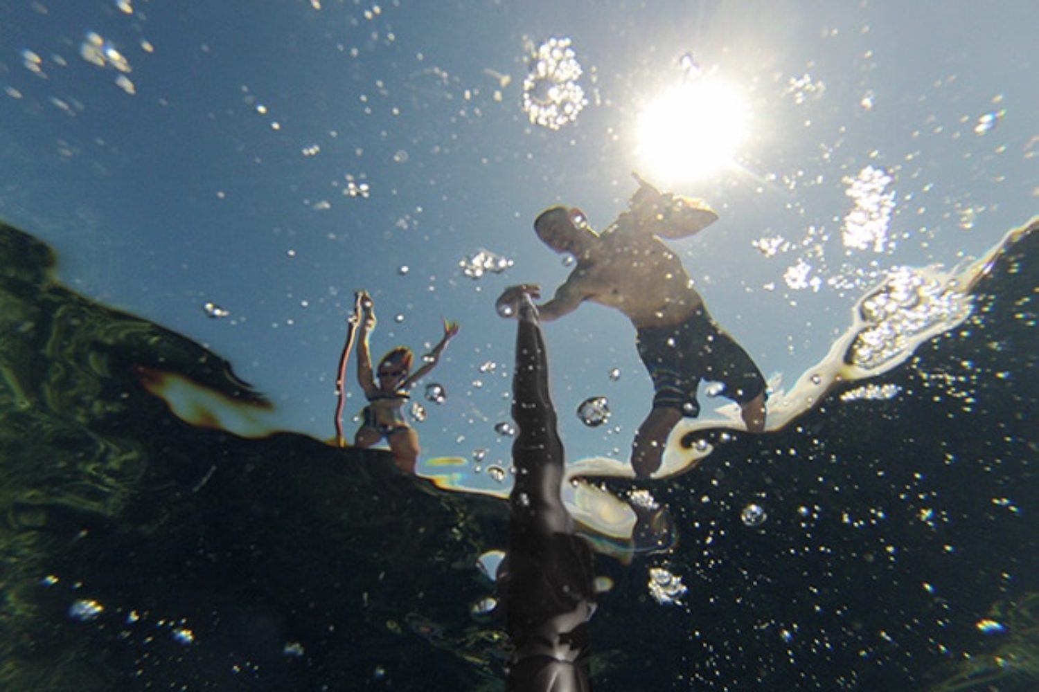 GREG PENNE Trip Spot SUP Paddle Session Ocean Lagon La Reunion Saint-Gilles Eau Crytal