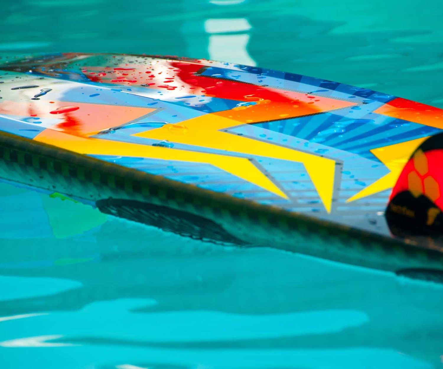 Carene de la board de vague Swell Expression réalisée pour Greg Penne